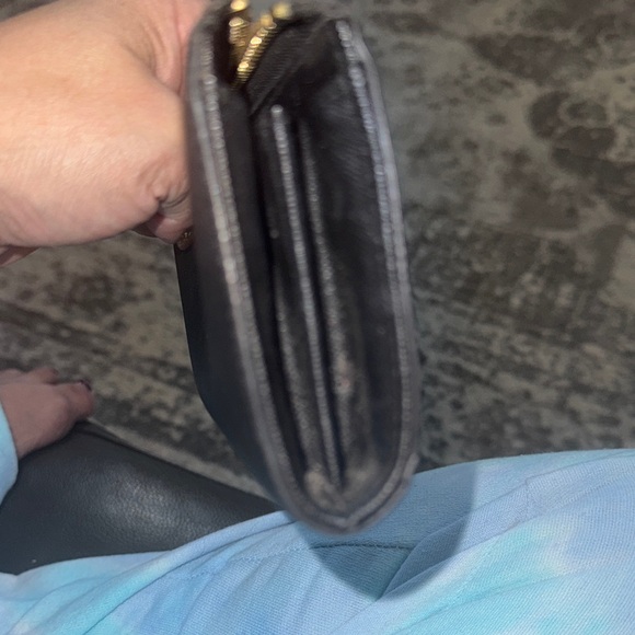 Michael Kors Black Wallet with Gold Accents - Picture 8 of 9